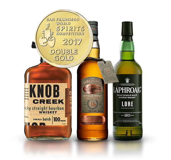 <p>Beam Suntory Whiskies take home top awards at the 2017 San Francisco World Spirits Competition</p>
