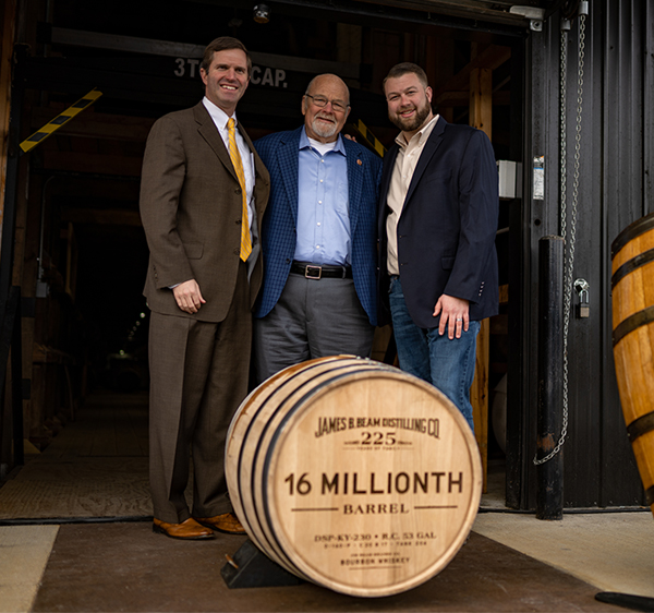 James B. Beam Distilling Co. Fills 16 Millionth Barrel Since Prohibition