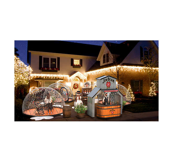 Jim Beam® Bourbon is Spreading Kentucky Cheer Through a One-of-a-Kind, Distillery-Inspired “Beam Snow Globe” Experience