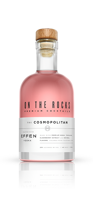 On the Rocks  Premium Cocktails Cosmpolitin 