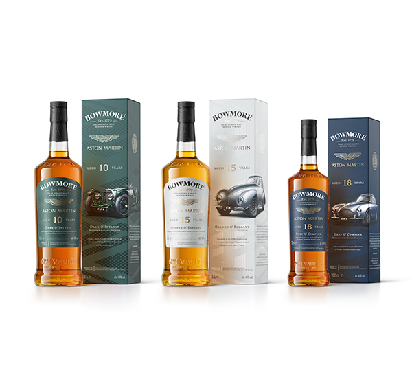Bowmore® Single Malt Scotch Whisky introduces the Designed by Aston Martin collection