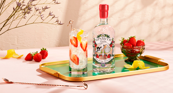 Sipsmith Strawberry Smash Collins