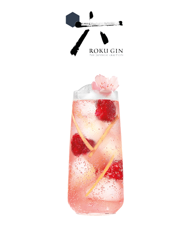 Roku Hanami Fizz Cocktail
